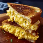 Scrambled Egg Grilled Cheese Sandwich