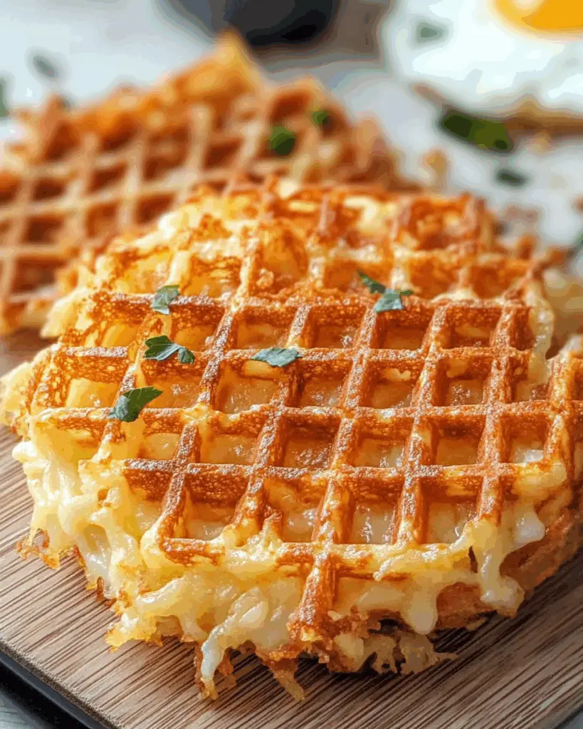 Cheesy Hashbrown Chaffle