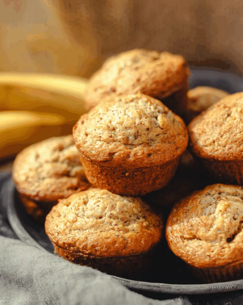 Banana Applesauce Muffins
