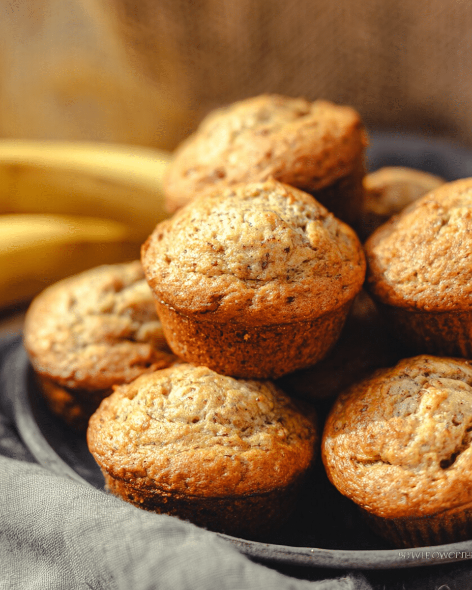 Banana Applesauce Muffins