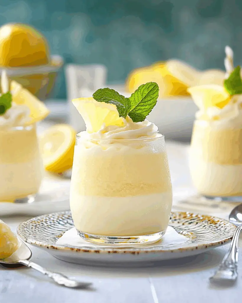 Iced Lemon Mousse