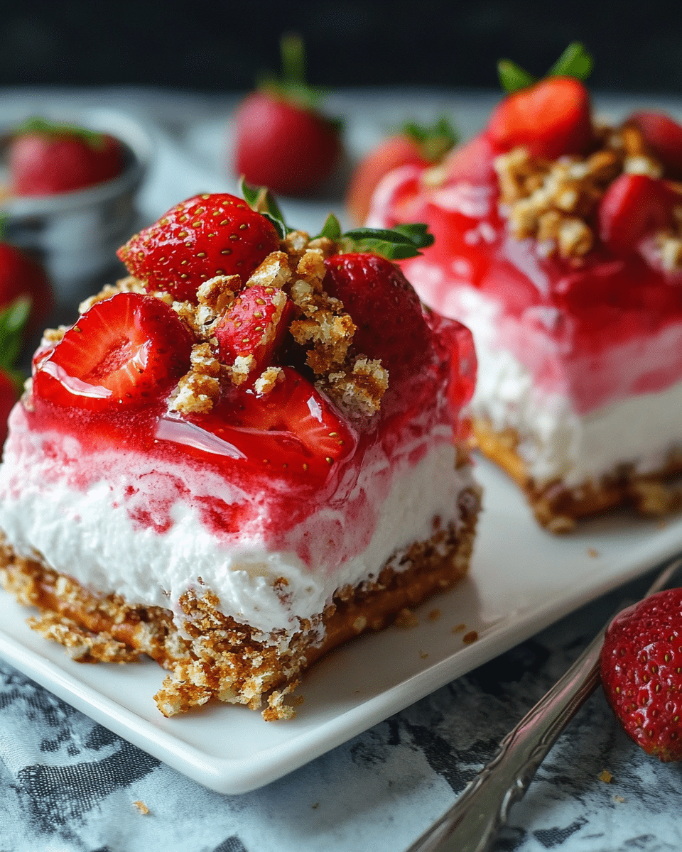 Strawberry Pretzel Delight