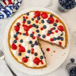Red, White & Blue Cookie Cake