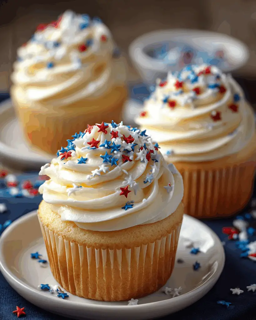 All-American Vanilla Cupcakes