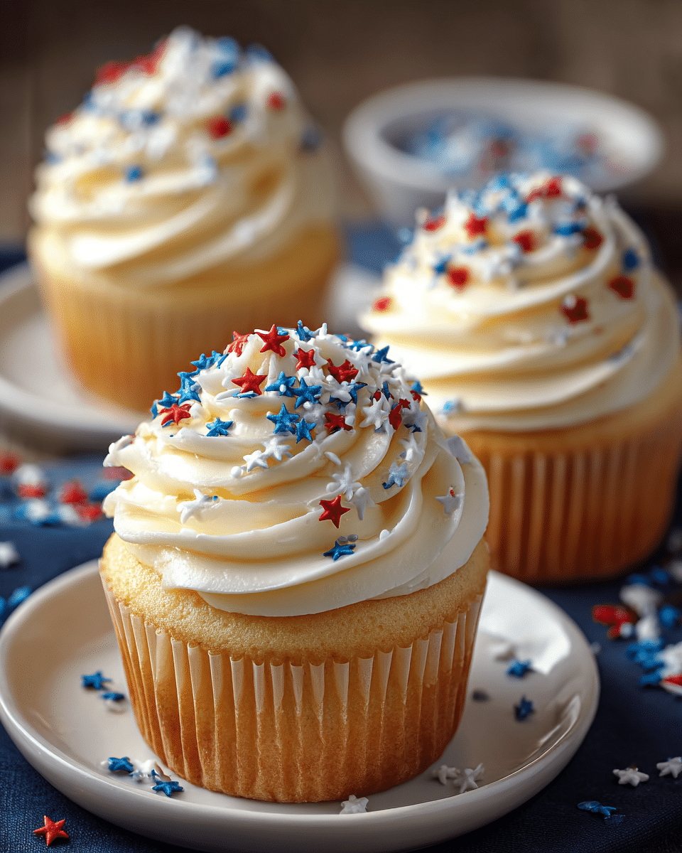 All-American Vanilla Cupcakes