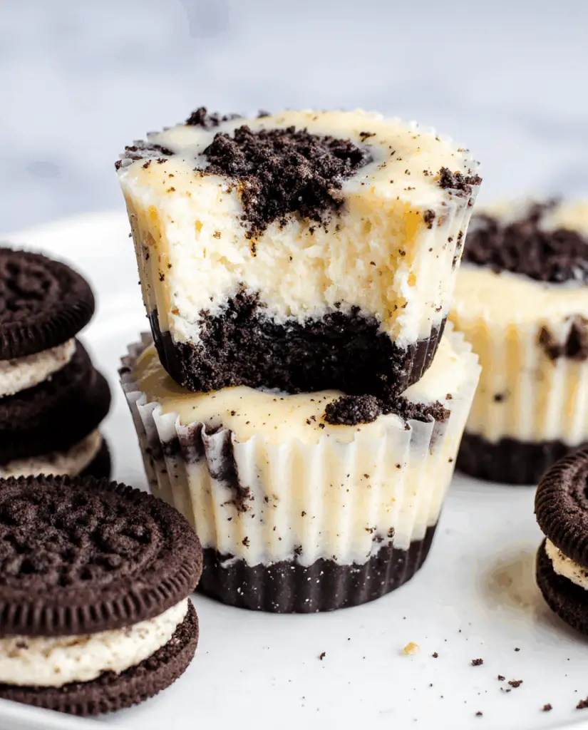 Mini Oreo Cheesecakes