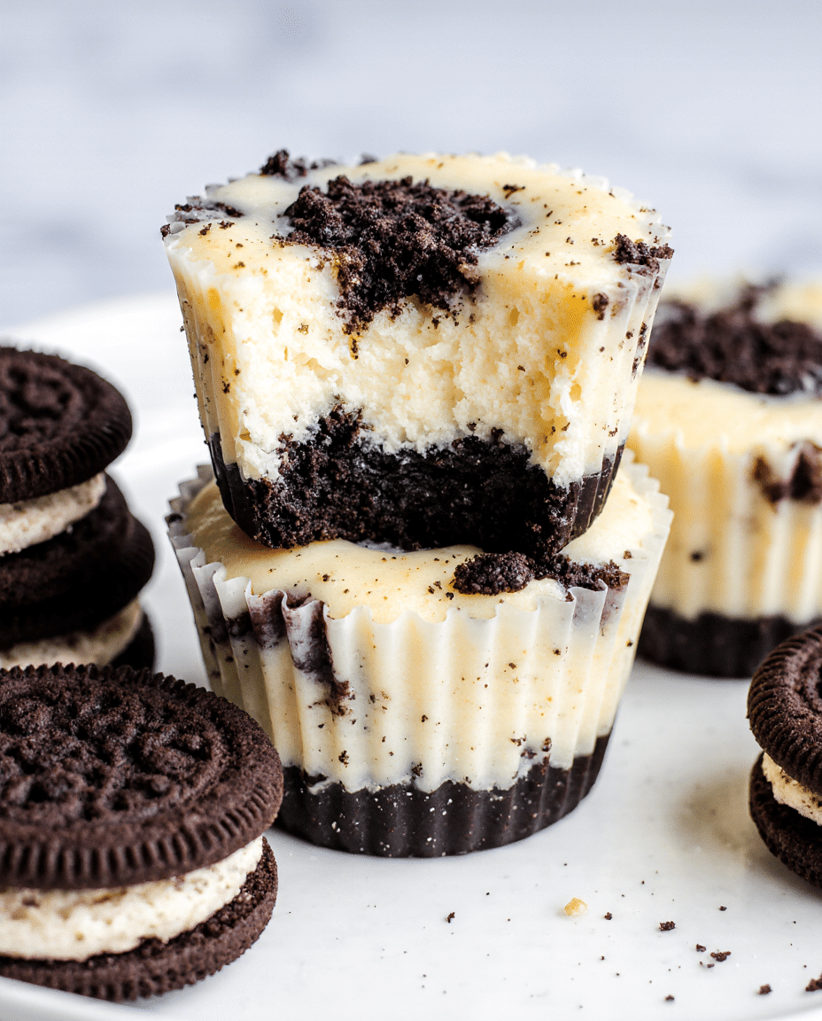 Mini Oreo Cheesecakes