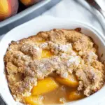 Peach Cobbler with Cake Mix