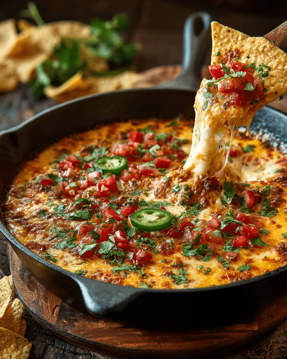 Queso-Fundido Skillet Delight