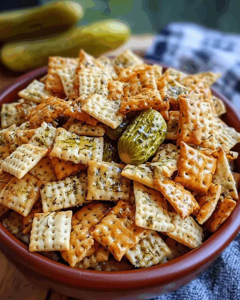 Dill Pickle Chex Snack Mix