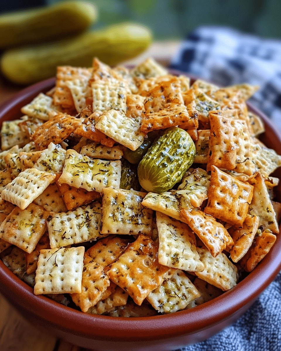 Dill Pickle Chex Snack Mix