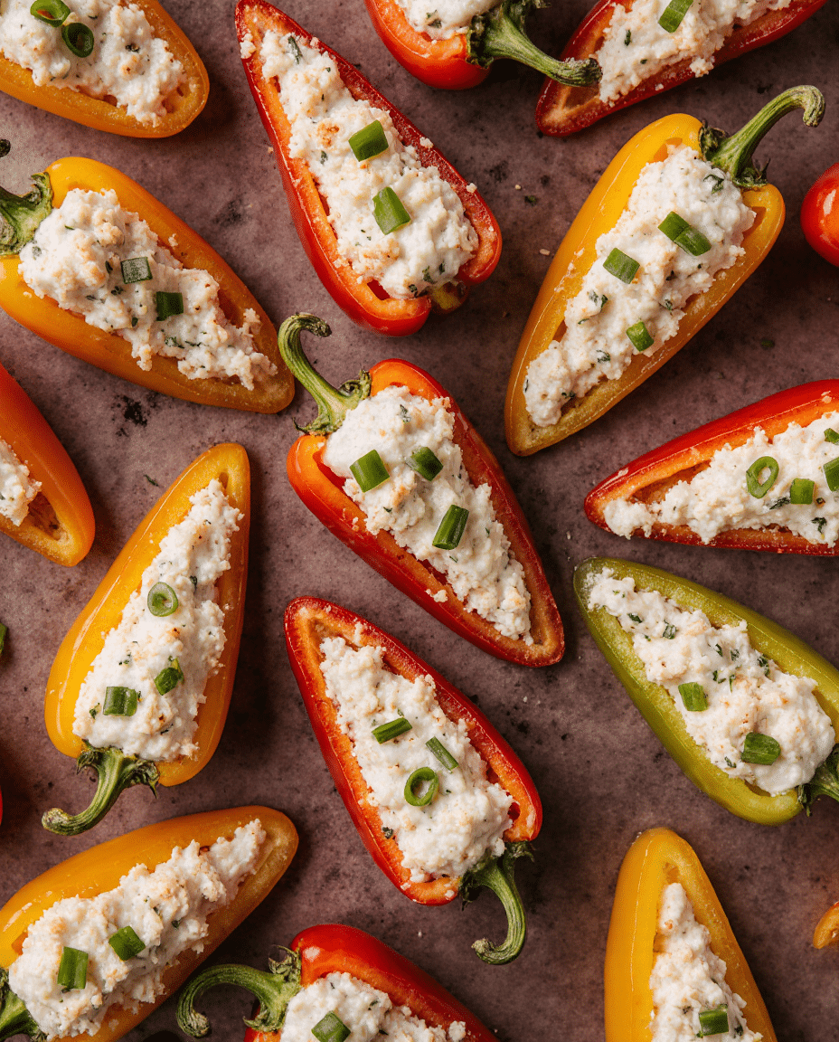 Cream Cheese Stuffed Mini Peppers