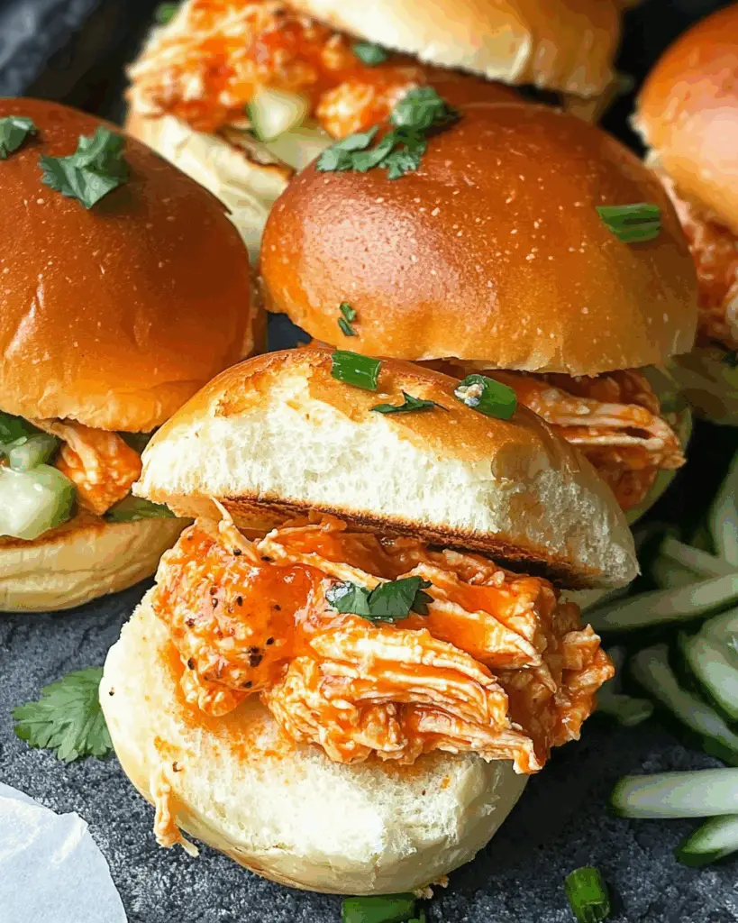 Buffalo Chicken Sliders