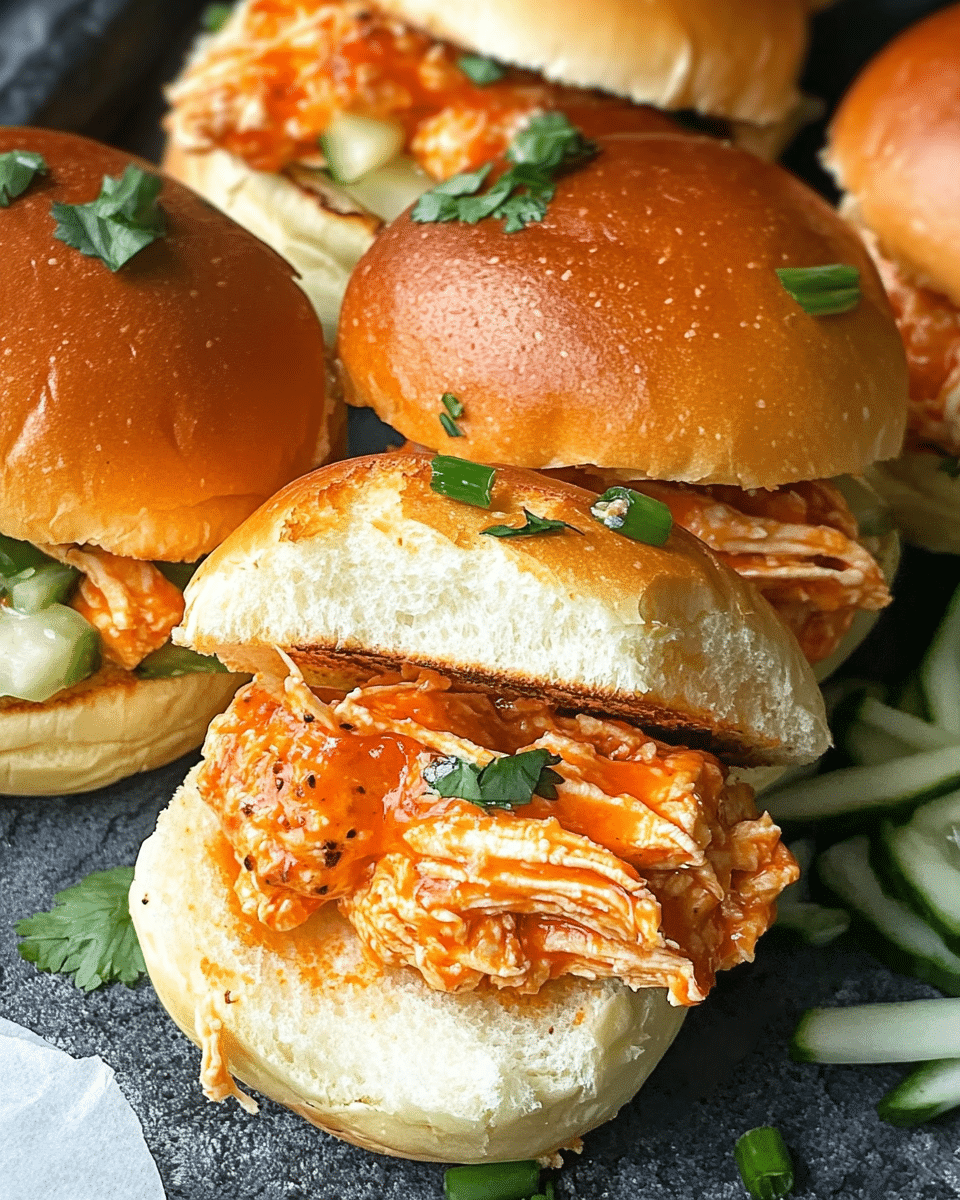Buffalo Chicken Sliders