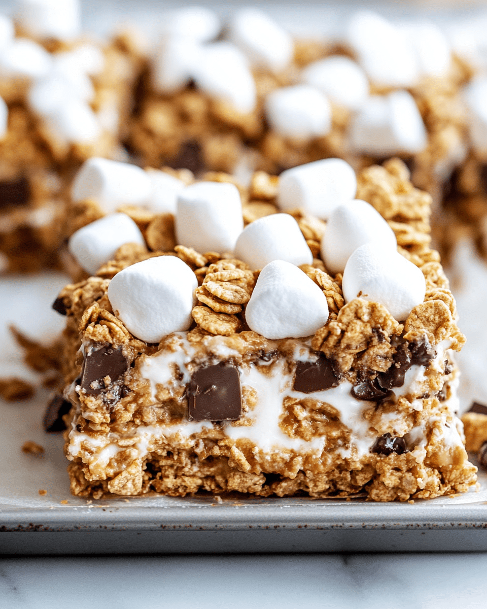 Golden Graham S'mores Bars