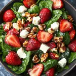 Strawberry Spinach Salad