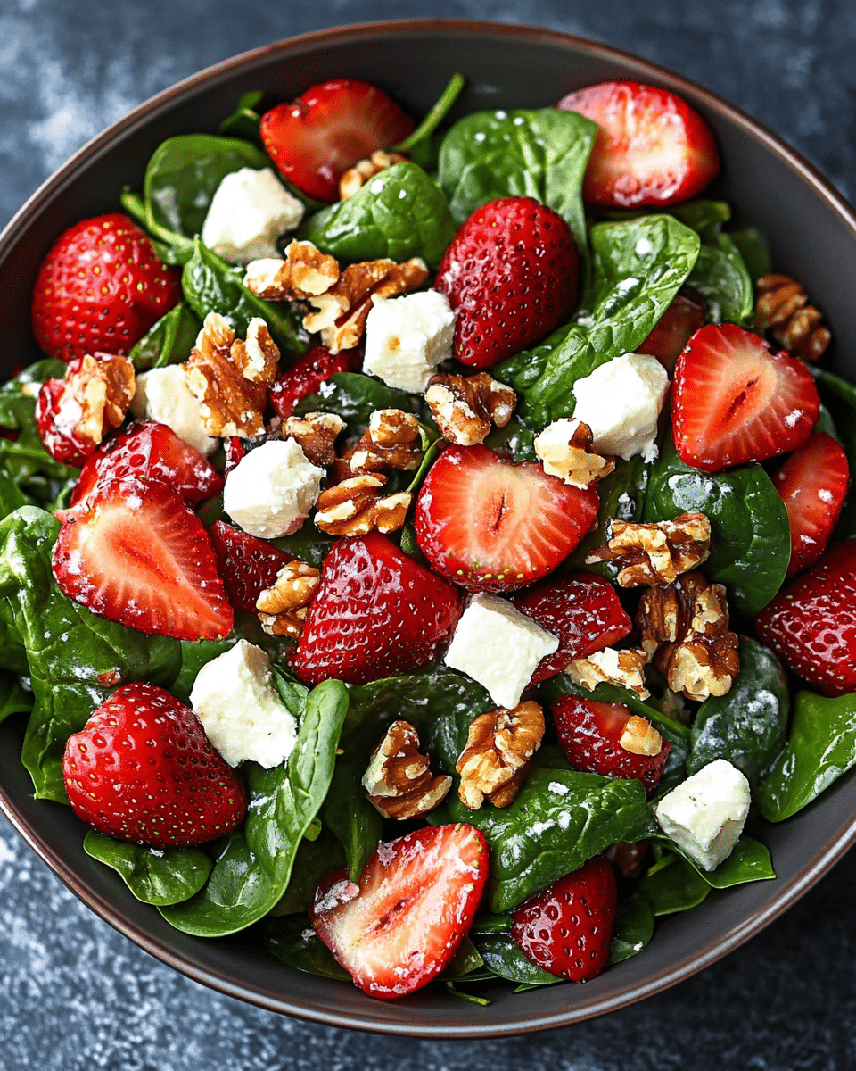 Strawberry Spinach Salad