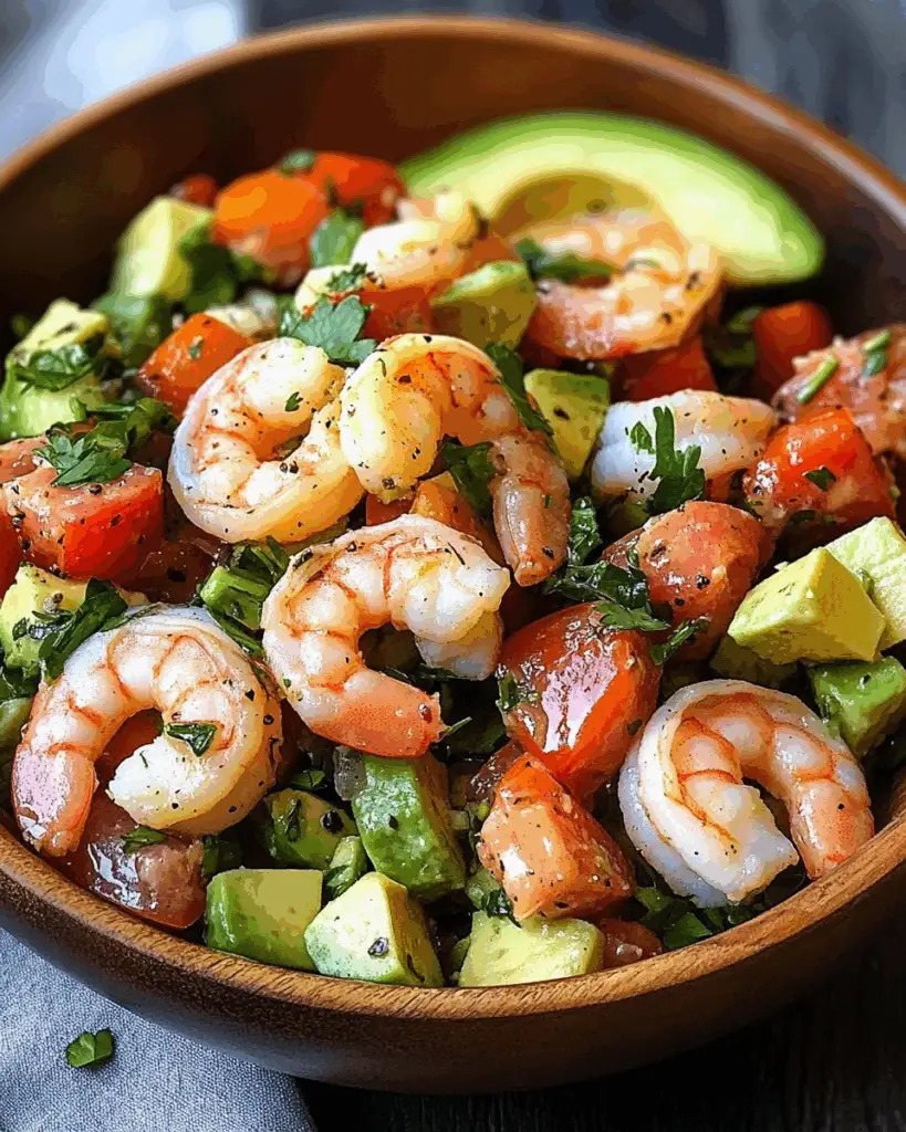 Shrimp and Avocado Salad