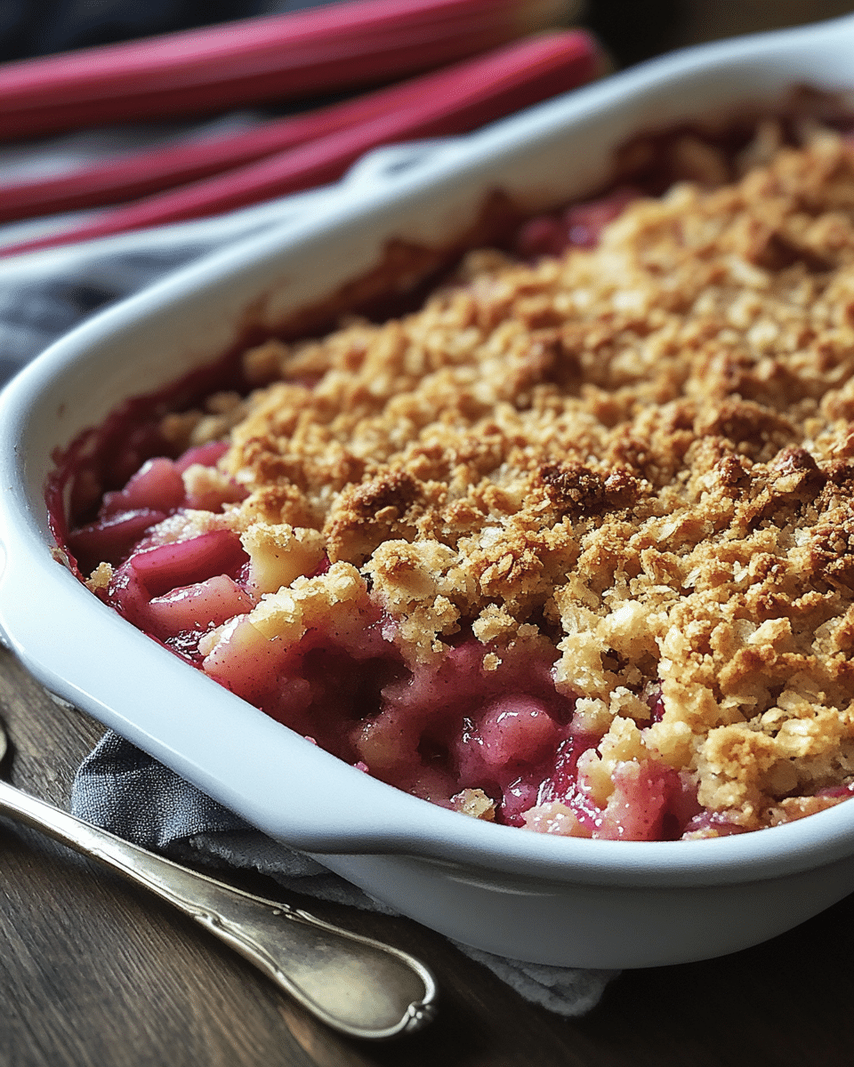 Rhubarb Crisp
