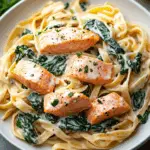 Spinach Salmon Pasta