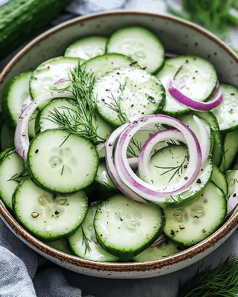 Creamy Cucumber Dill Salad