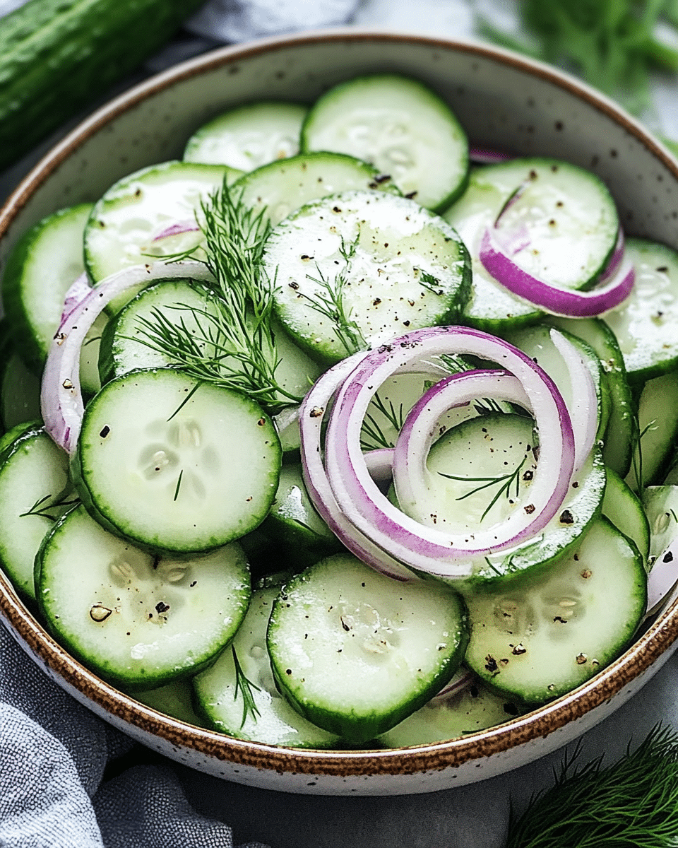 Creamy Cucumber Dill Salad