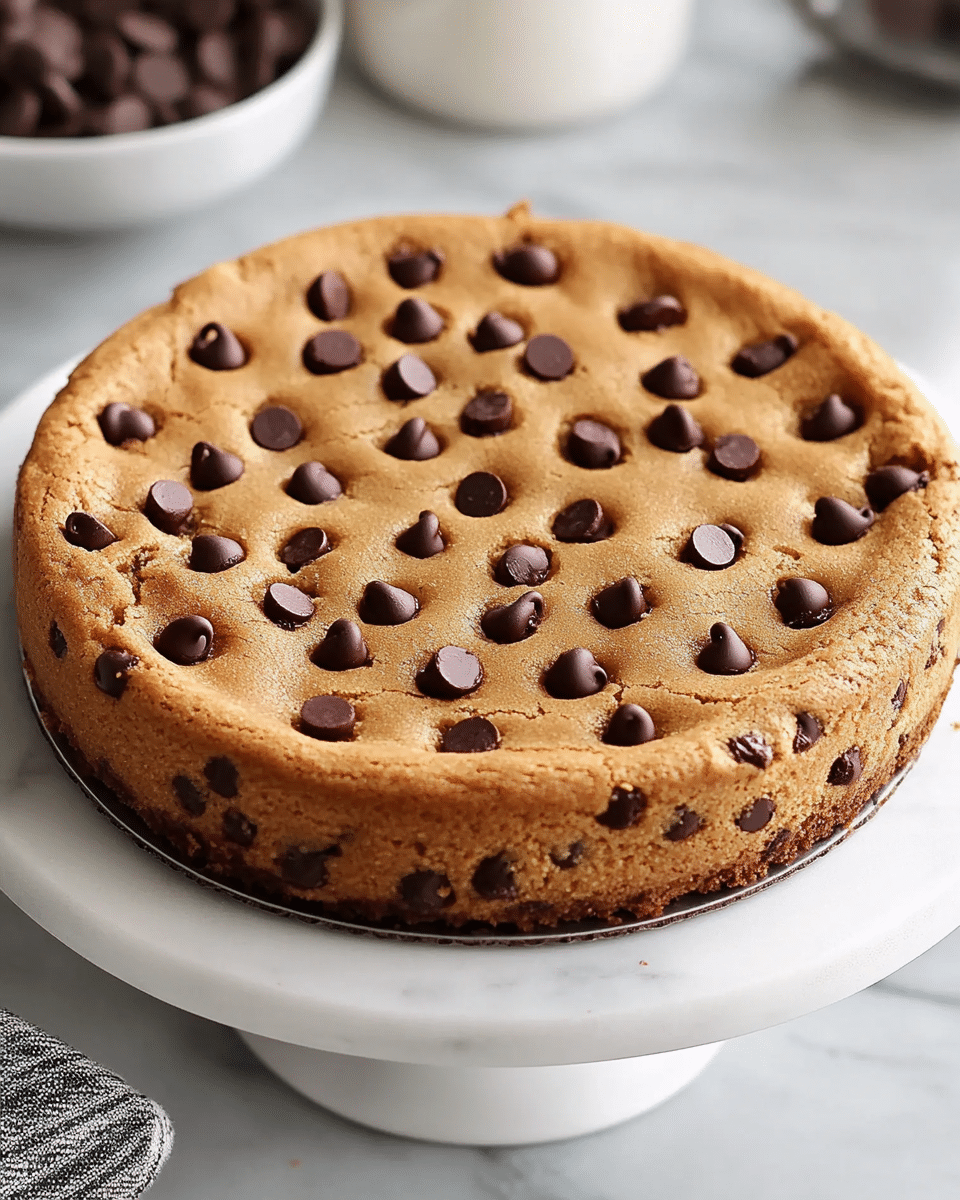 Chocolate Chip Cookie Cake