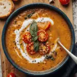 Creamy Roasted Garlic Tomato Soup