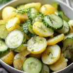 German Cucumber Potato Salad