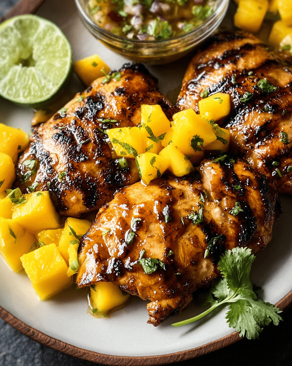 Grilled Mango Chicken