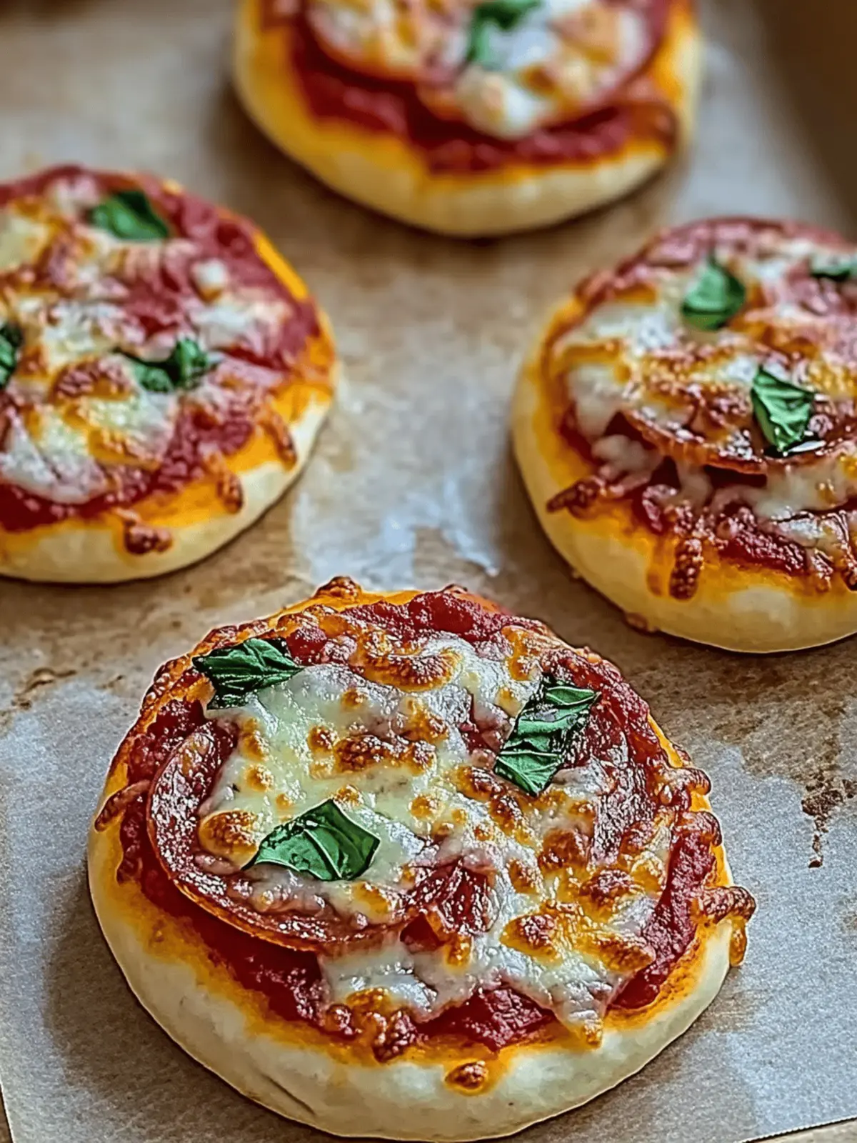 Mini Pizza Bagels