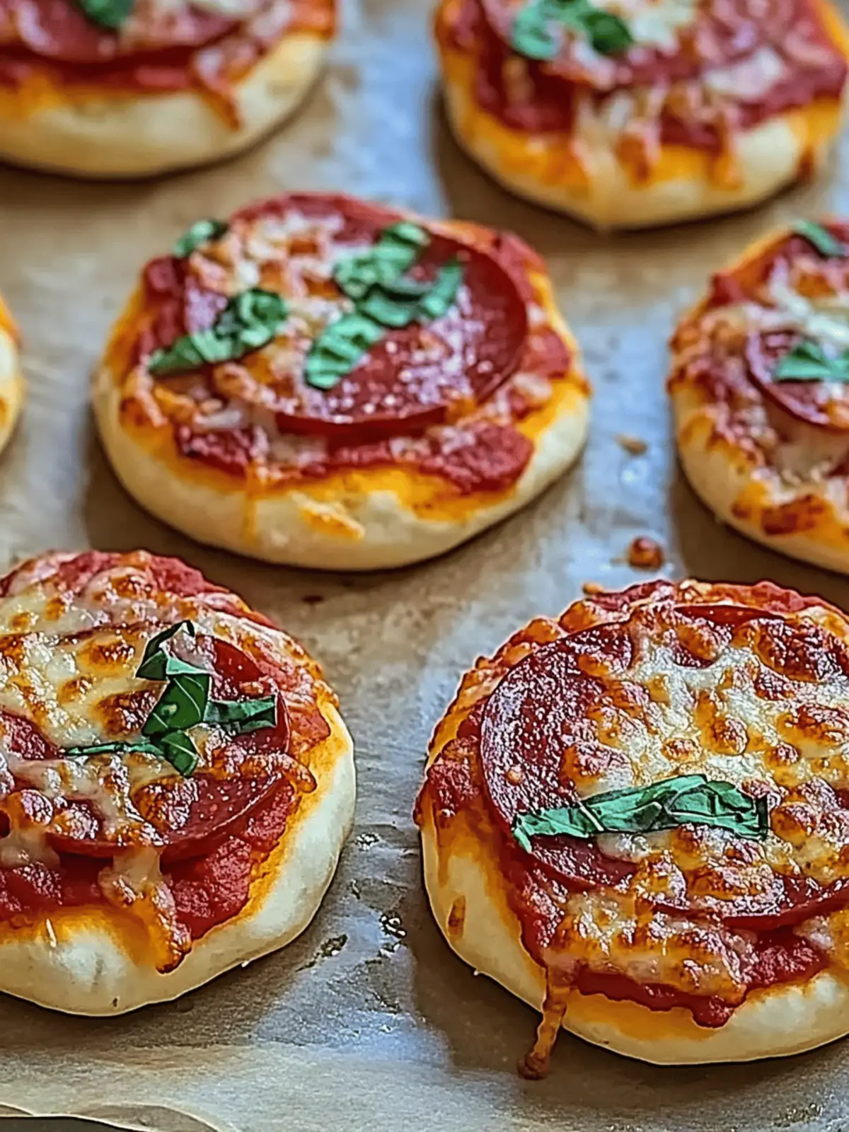 Mini Pizza Bagels