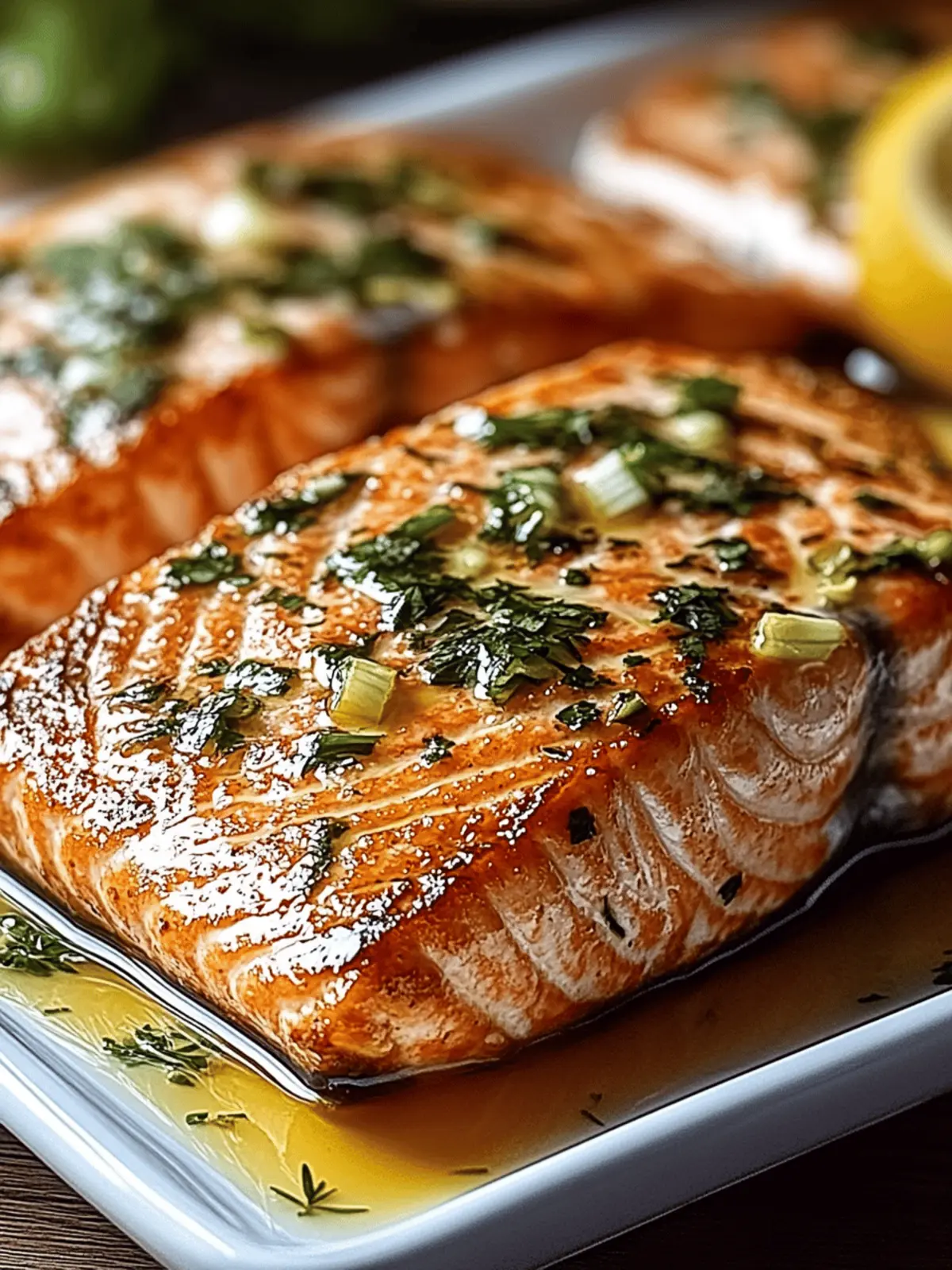 Texas Roadhouse Style Baked Salmon