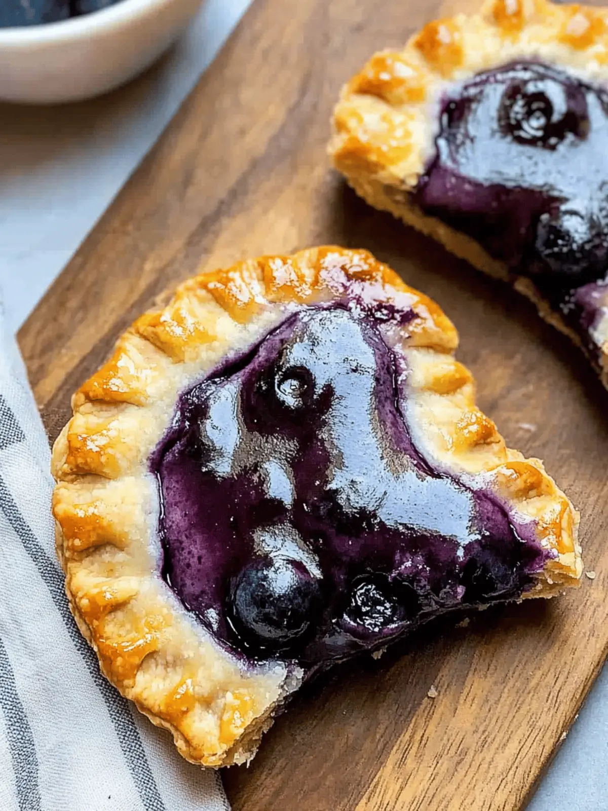 Mini Blueberry Pies
