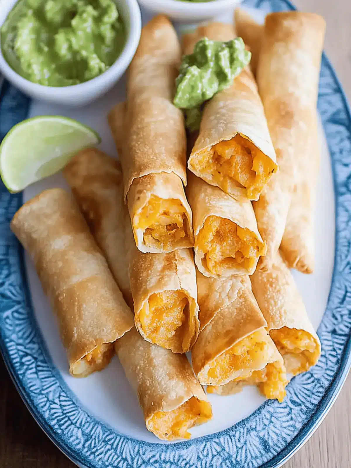 Cheesy Potato Taquitos
