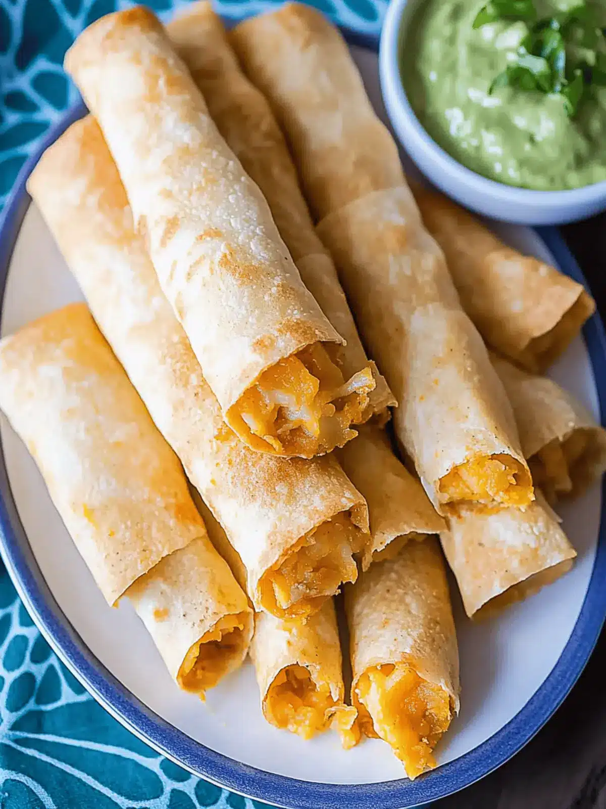 Cheesy Potato Taquitos
