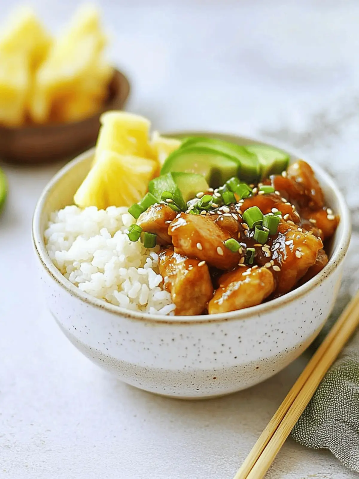 Best Chicken Teriyaki Pineapple Bowl Recipe