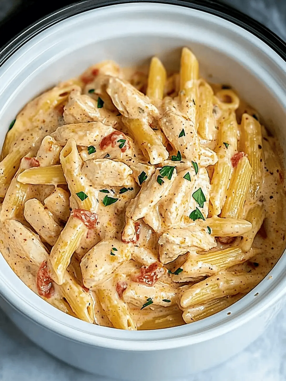 Crock Pot Creamy Cajun Chicken Pasta