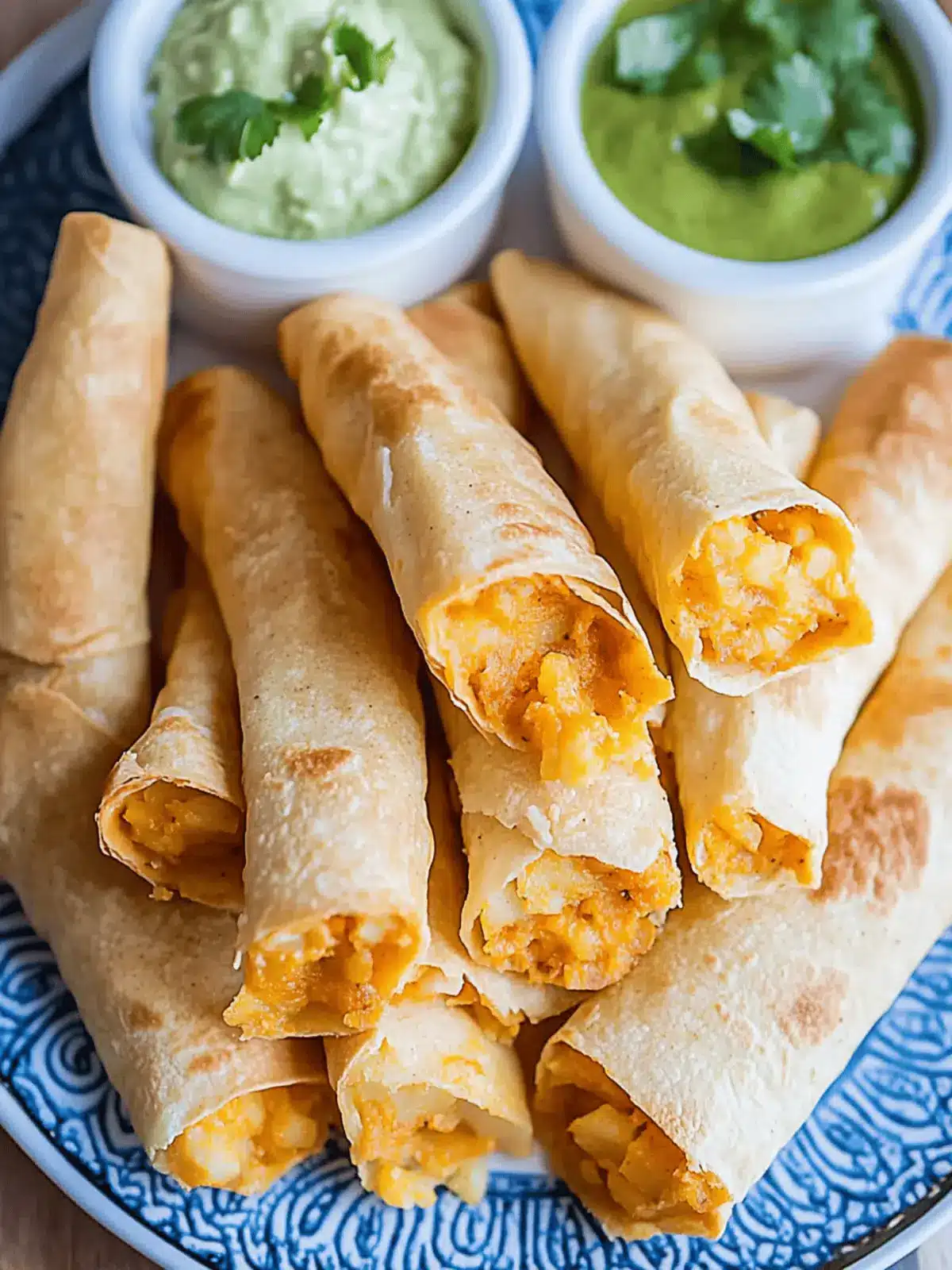 Cheesy Potato Taquitos