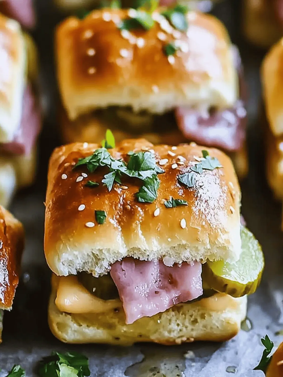 Cuban Pull-Apart Sliders Pickle Butter