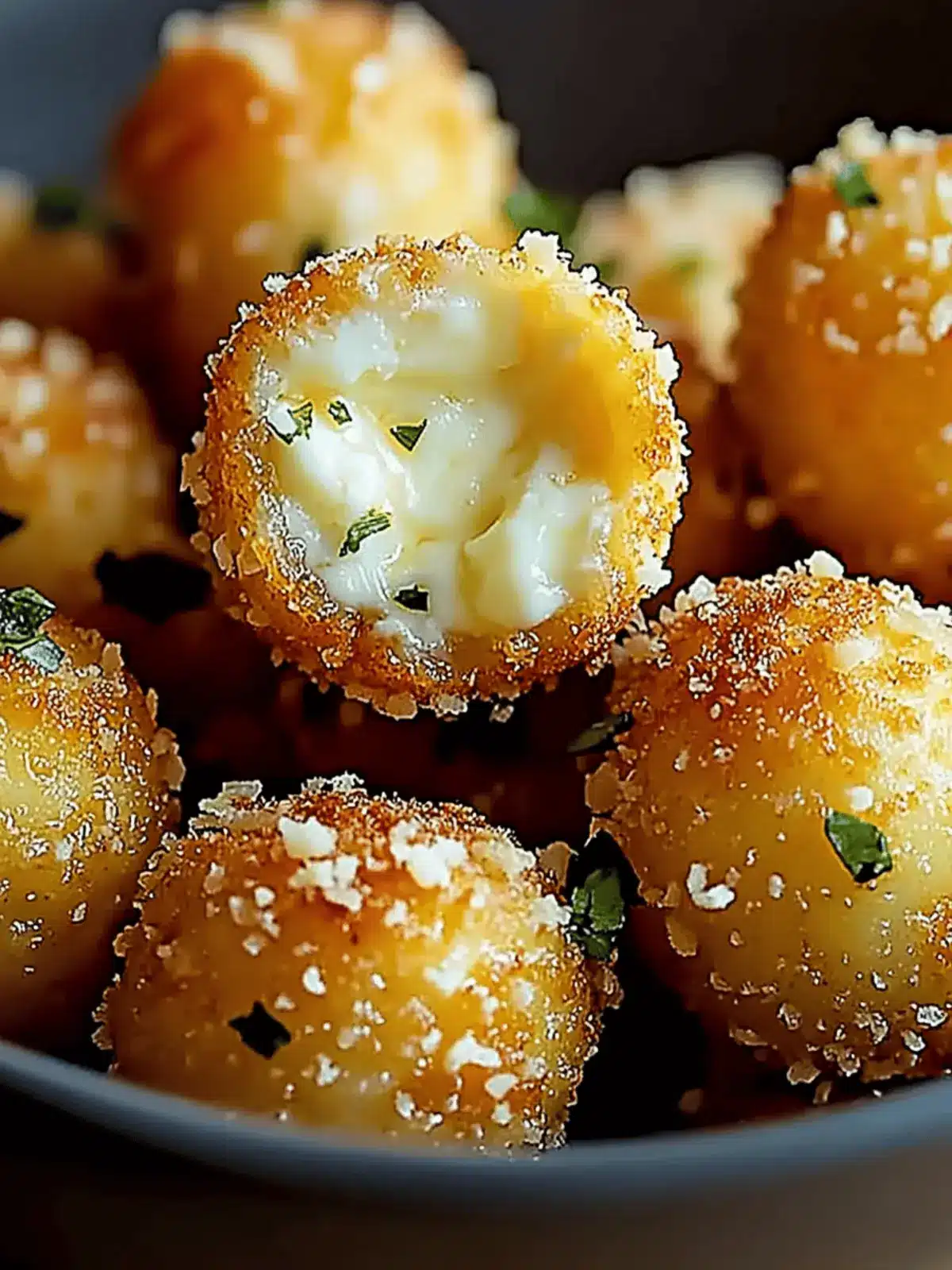 Cheesy Parmesan Mozzarella Bites