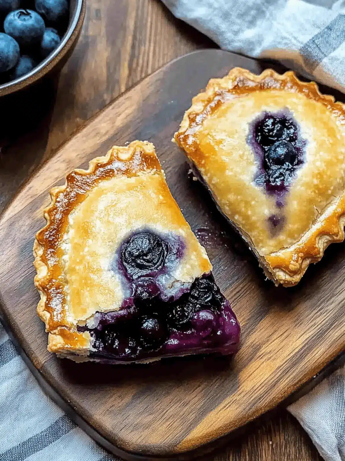 Mini Blueberry Pies