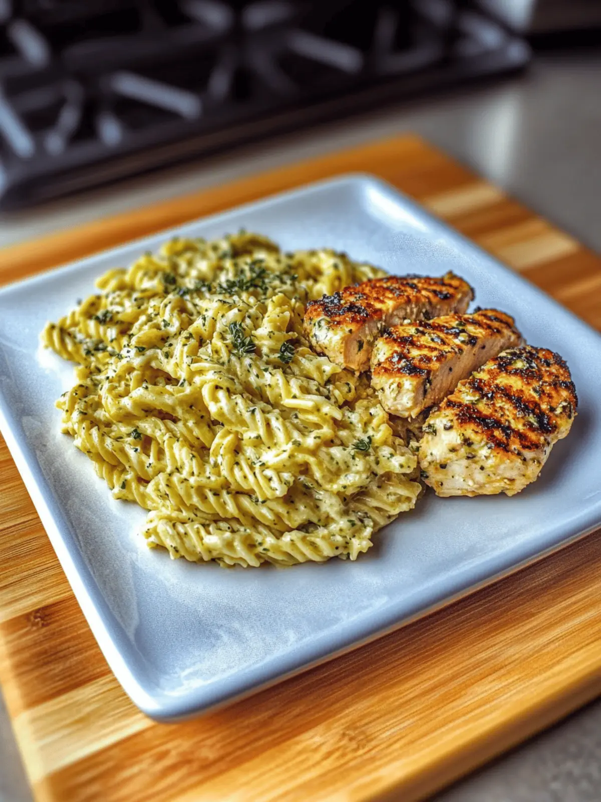 Creamy Garlic Parmesan Chicken Pasta
