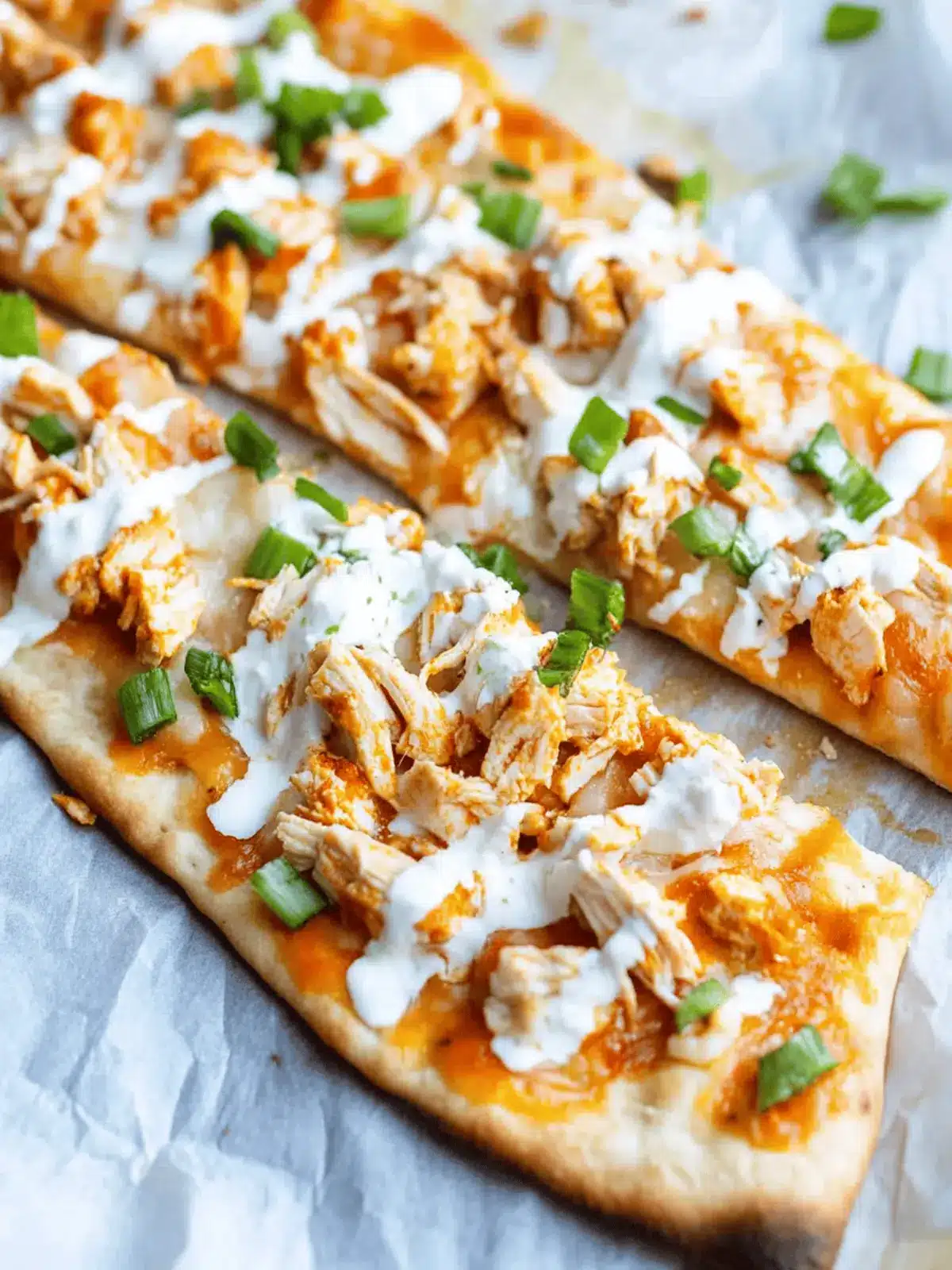 Buffalo Chicken Flatbread