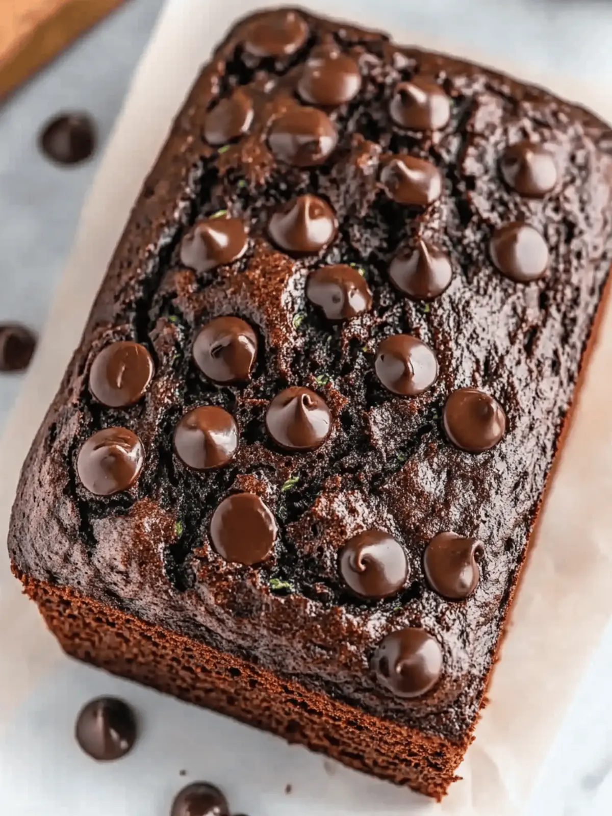 Indulgent Chocolate Zucchini Bread with Sour Cream