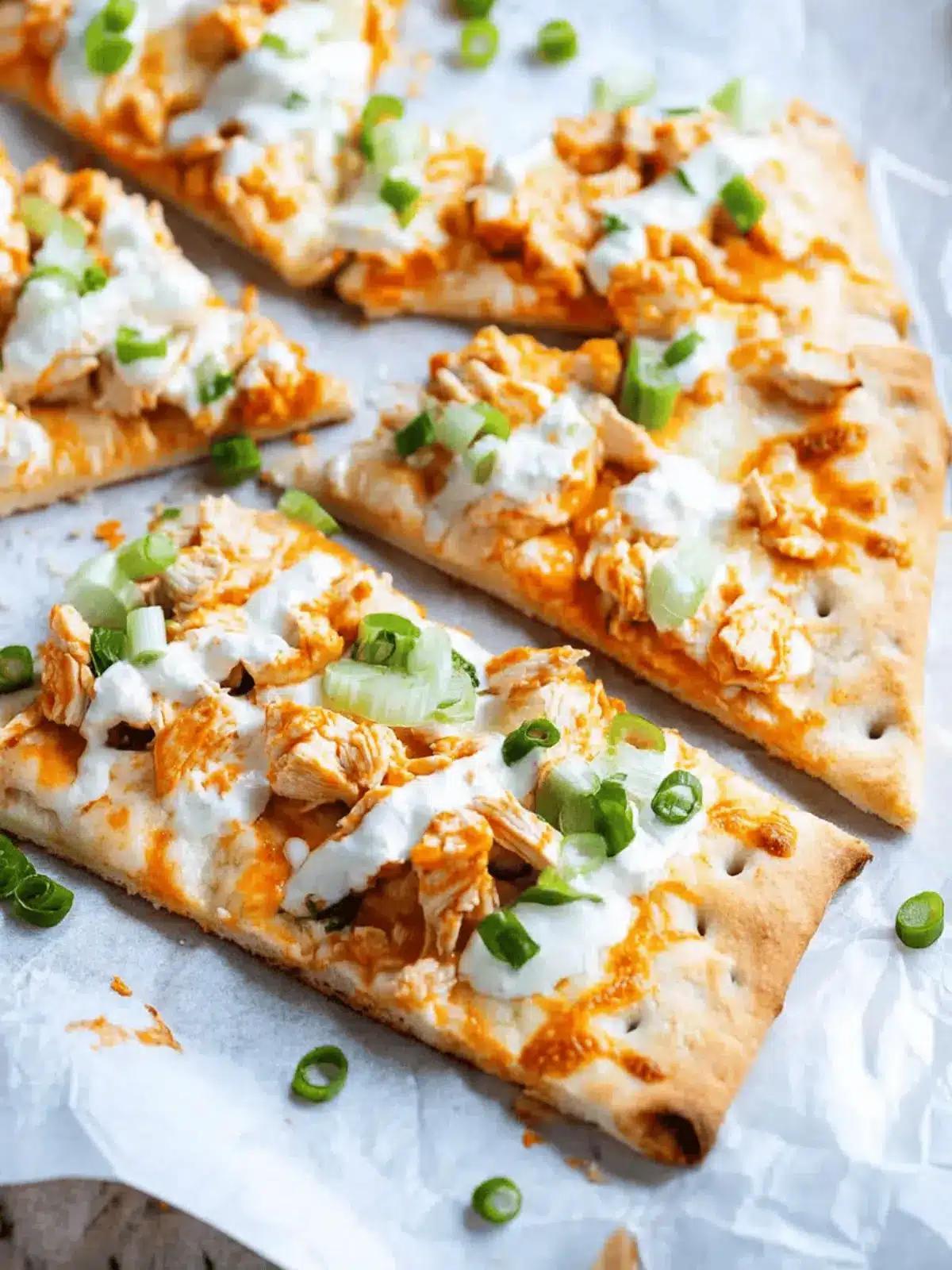 Buffalo Chicken Flatbread