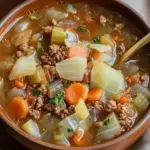 Ground Beef and Cabbage Soup Recipe