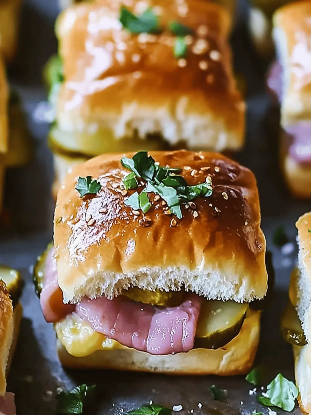 Cuban Pull-Apart Sliders Pickle Butter