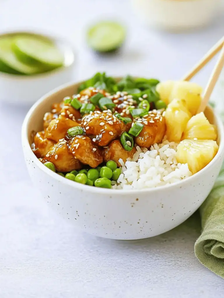 Best Chicken Teriyaki Pineapple Bowl Recipe
