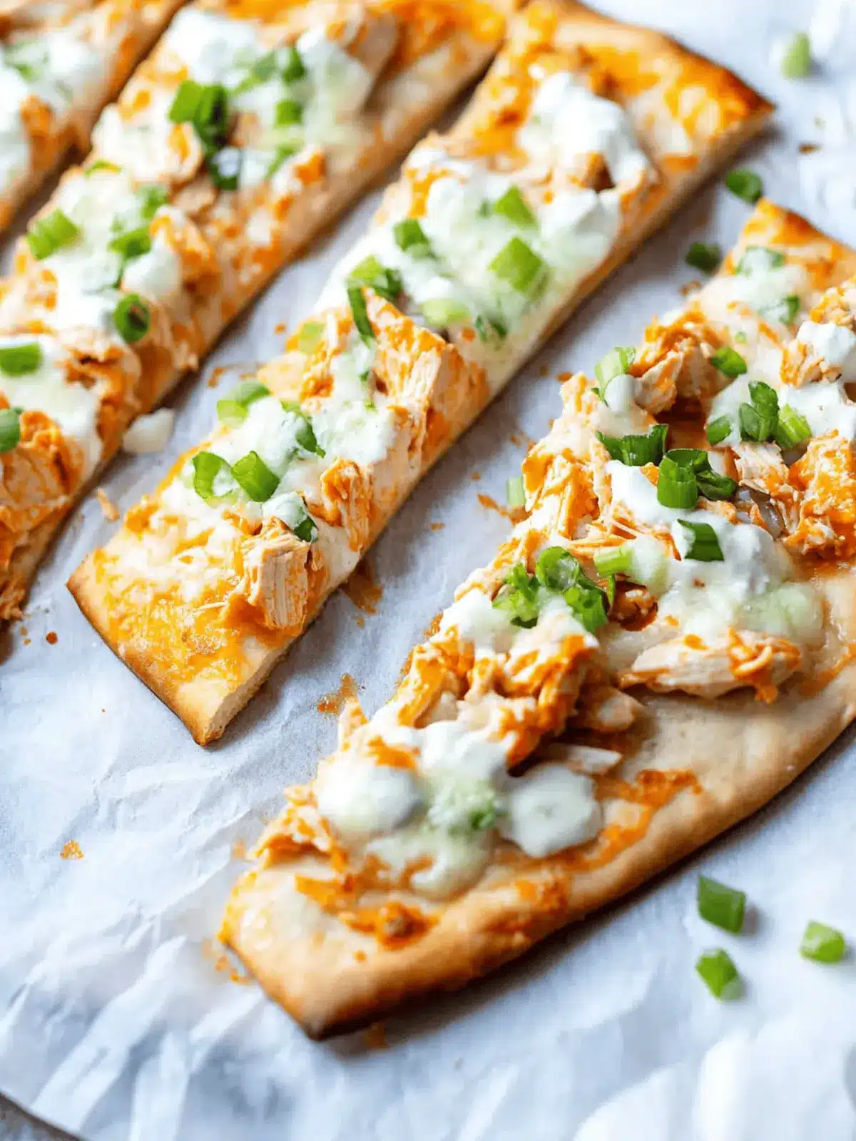 Buffalo Chicken Flatbread